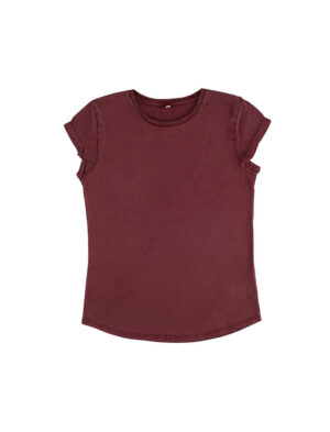 Stone Wash Burgundy