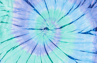 Tie Dye Blue Green
