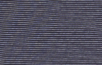 White / Navy Pin Stripe